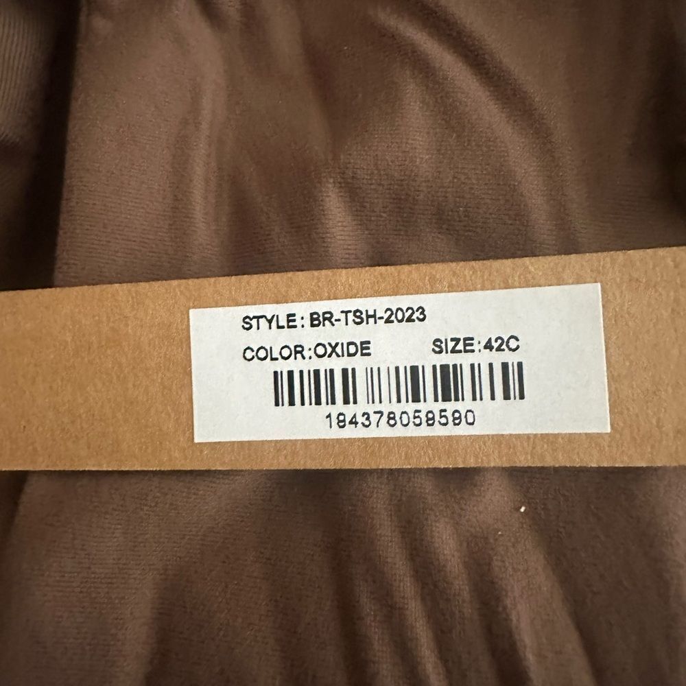 NWT SKIMS Fit Everybody T-Shirt Demi Bra In Oxide Brown - Picture 4 of 8